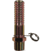 Sani-Lav® N14 Non-Swivel Hose Adapter, Brass, 1/2” NPT x 3/4” Hose Barb
