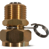 Sani-Lav® N17 Swivel Hose Adapter, Brass, 3/4″ MGHT x 3/4″ FGHT
