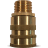 Sani-Lav® N18 Quick Disconnect Hose Adapter, Brass, 1/2” MNPT x 3/4” FGHT