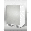 Summit CT66JSSHVADA ADA Comp Freestanding Refrigerator-Freezer 5.1 Cu. Ft. White/Stainless Steel
