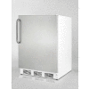 Summit CT66JSSTB Freestanding Refrigerator-Freezer 5.1 Cu. Ft. White/Stainless Steel