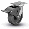 Colson® 4 Series Swivel Plate Caster 4.04109.8P5.EN BRK4 Elastomer With Brake 4" Dia. 1000 Lb.