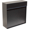 Winfield Series Covina Wall Mount Locking Mailbox WF-P015 Black