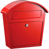 Winfield Series Ridgeline Wall Mount Locking Mailbox WF-PM16-RD Red