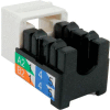 Vertical Cable 351-V2621/WH Cat 5E V-Max U-Style Keystone Jack - White