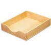 Hardwood Desk Tray, Letter Size, 2-1/4"H, Oak Finish