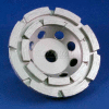 Edmar Abrasive Company 00873S Double Rim Cup Grinding Wheel 4" x 5/8"-11 Diamond