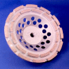 Edmar Abrasive Company 00878S Double Rim Cup Grinding Wheel 7" x 5/8"-11 Diamond