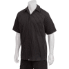 Chef Works® Pinstripe Cook Shirt, Charcoal Dash, XS - CCSBCDAXS