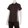 Chef Works® Women's Universal Contrast Shirt, Black/Gray Mesh, XL - CSWCBLMXL