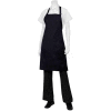 Chef Works® F8NAV0, Butcher Aprons, Navy, 34"x24"
