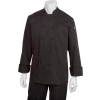 Chef Works® Calgary Cool Vent Basic Chef Coat, Black, S - JLLSBLKS