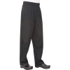 Chef Works® Basic Baggy Black Chef Pants, S - NBBP000S