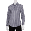 Chef Works® Women's Gingham Dress Shirt, Blue/White Check, L - W500BWKL