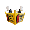 Collision Awareness Large Look Out Sensor, Ceiling Hung, 1 Box, 4 Sensors, 4 Lights, 50' Cord