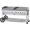 Crown Verity Mobile Outdoor Griddle 72" NG - MG-72