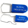 Global Industrial Wire Hasp One Piece Padlock Seal, Blue, 1000/Pack