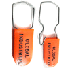 Global Industrial Wire Hasp One Piece Padlock Seal, Orange, 1000/Pack