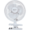 Comfort Zone® CZ6C 6- Inch Clip-On Desk Fan, White