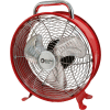 Comfort Zone® CZDR12AS 12 Inch Decorative Metal Drum Fan, 4 pack, Assorted Colors - Pkg Qty 4