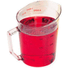 Cambro 100MCCW135 - Camwear Measuring Cup, 1 Quart, Clear, Polycarbonate, Handle, Dishwasher Safe - Pkg Qty 12