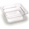 Cambro 62CW148 - Camwear Food Pan, Plastic, 1/6 Size, 2-1/2" Deep, Polycarbonate, White, NSF - Pkg Qty 6