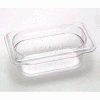Cambro 92CW135 - Food Pan, Plastic, 1/9 Size, 2-1/2" Deep, Clear - Pkg Qty 6