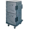 Cambro CMBHC1826TSC191 - Hot Cold Cart Tall Profile Granite Gray Celsius 6" Rear Casters