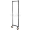 Camshelving® Elements Post Kit, for Mobile Unit, 21"W x 70"H Brushed Graphite