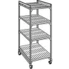 Camshelving® Elements Mobile Starter Unit, 24" x 36" x 70", 4 Premium Caste