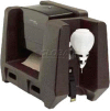 Handwash Station With Soap Dispenser & Multi-Fold Paper Towel Dispenser, Dark Brown