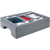 Cambro LCDCH10131 - Condiment Holder, Fits 1000LCD, 20"D x 16"W x 5"H, Dark Brown