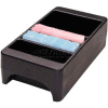 Cambro LCDCH157 - Condiment Holder, Fits 250LCD & 500LCD, 16-1/2"D x 8-3/4"W x 5"H, Coffee Beige