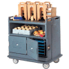 Cambro MDC24F191 - Beverage Service Cart Flat Top, 44-1/2 x 30 x 44, Granite Gray