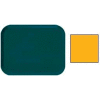 Cambro 16225504 - Camtray 16" x 22".5 Rectangle,  Mustard - Pkg Qty 12
