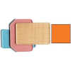 Cambro 3242222 - Camtray 32 x 42cm Metric, Orange Pizazz - Pkg Qty 12