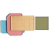 Cambro 3242428 - Camtray 32 x 42cm Metric, Olive Green - Pkg Qty 12