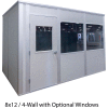 Porta-King Inplant Office, Gray Vinyl Int & Ext, 12x12, 4-Wall, Class C Fire & STC27 Sound