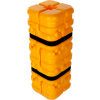Column Sentry® FIT Column Protector, 4"- 8" Square Openings, 16" O.D. x 42"H", Ylw, CS-FIT-S-Y