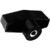 J.W. Winco TH Polypropylene W/Brass Insert T-Bar Knob Tapped mm Diameter 63.5mm Length 1/4-20