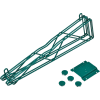 Nexel® Poly-Green® 21" Double Arm Fixed Wall Bracket