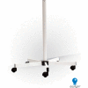 Daylight™ 31-1/2"H White Five Spoke Floor Stand With Wheels