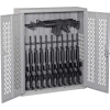 Datum Argos Gun Cabinet AWC50H12R-2 - Holds 12 Rifles & 3 Horizontal Rifles 42x15x45 Battleship Gray