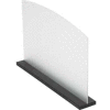 Datum 30"W x 16"H Desktop Partition, Black