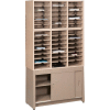 Legal Literature Cabinet Rack, Desert Dusk Laminate Top Black Finish