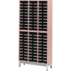 Letter Size Literature Rack, Desert Dusk Laminate Top Medium Gray Finish