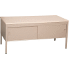45-1/4"W Machine Table w/ Doors, Regal Cherry Laminate Top Medium Gray Finish