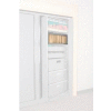 Rotary File Cabinet Components, Letter Depth Hanging Folder Drawer, Light Gray