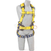 DBI-Sala™ Construction Style Harness 1102201, W/Back & Side D-Rings, Tongue Buckle Legs, Small
