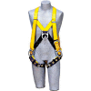 DBI-Sala™ Step-In Style Harness 1102875, Front, Back & Side D-Rings, Tongue Buckle Legs, Small